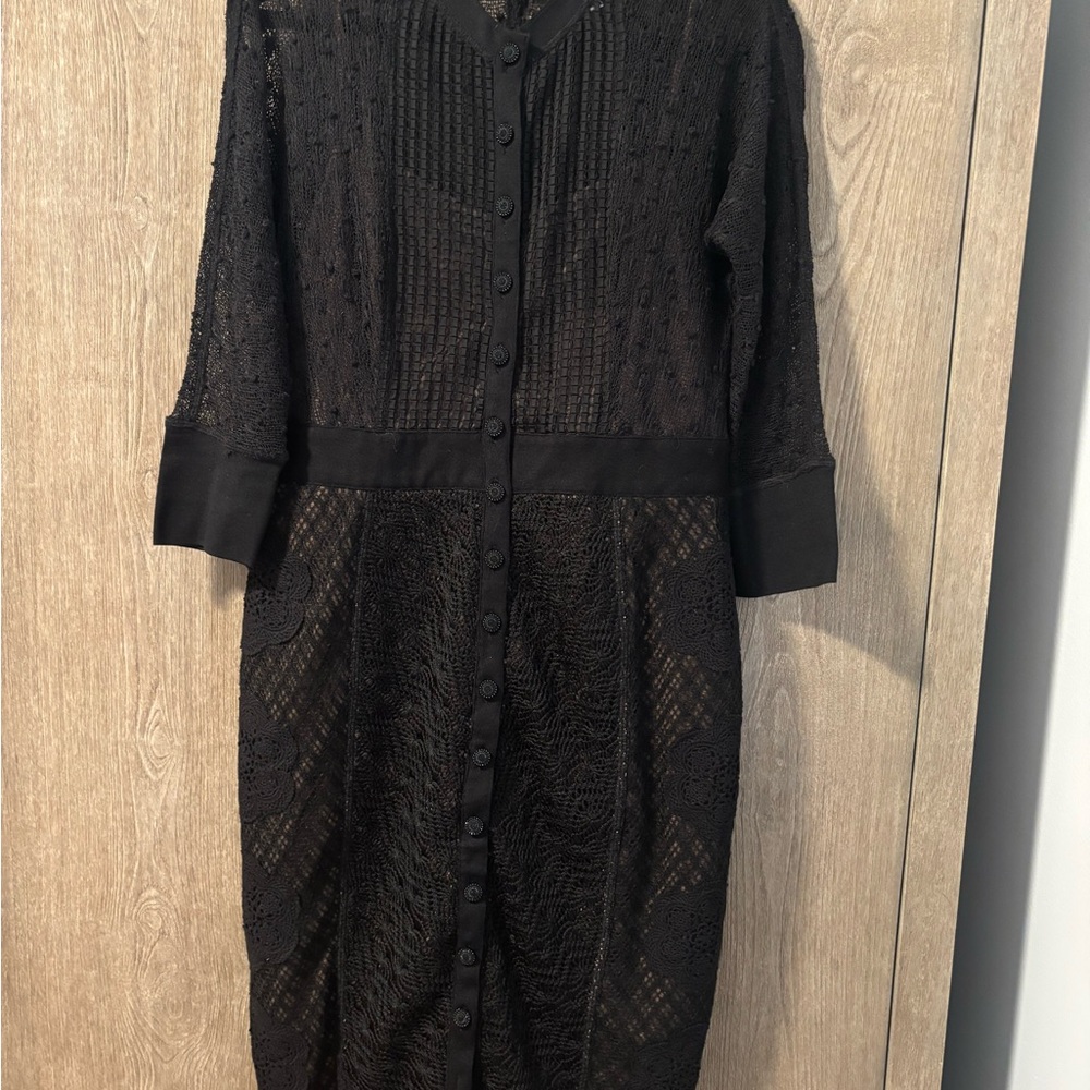 Elegant Black Lace Dress